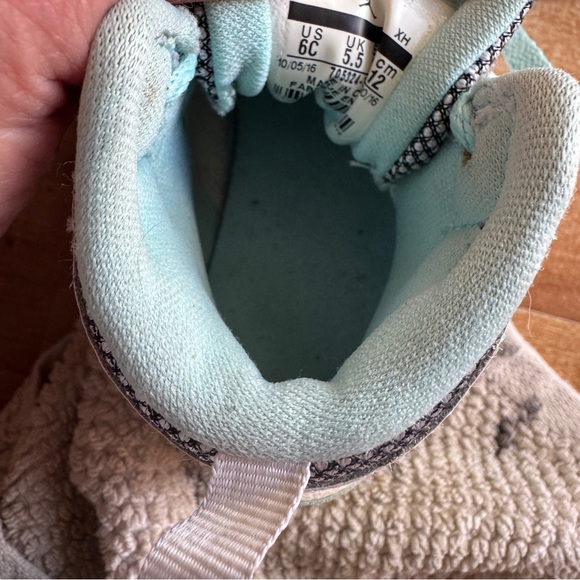 Nike Air Jordan 1 Retro High "White/Still Blue" size 6 - Picture 8 of 10